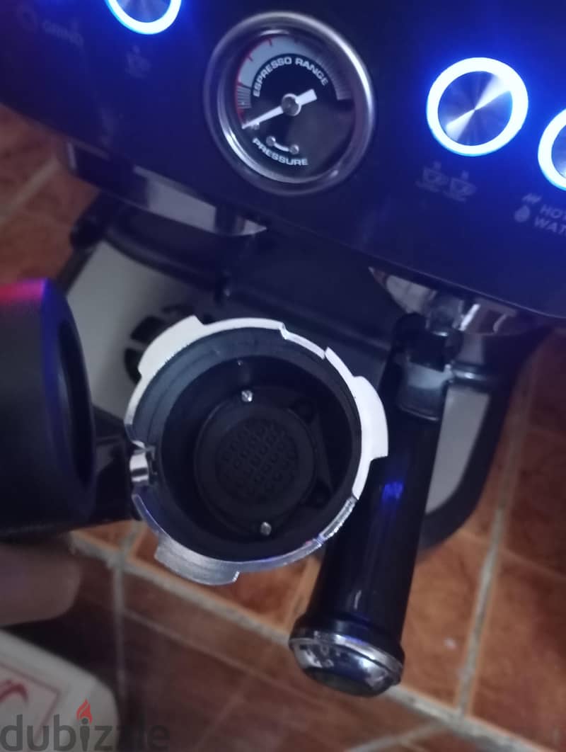 briva espresso machine with grinder and accessories 2