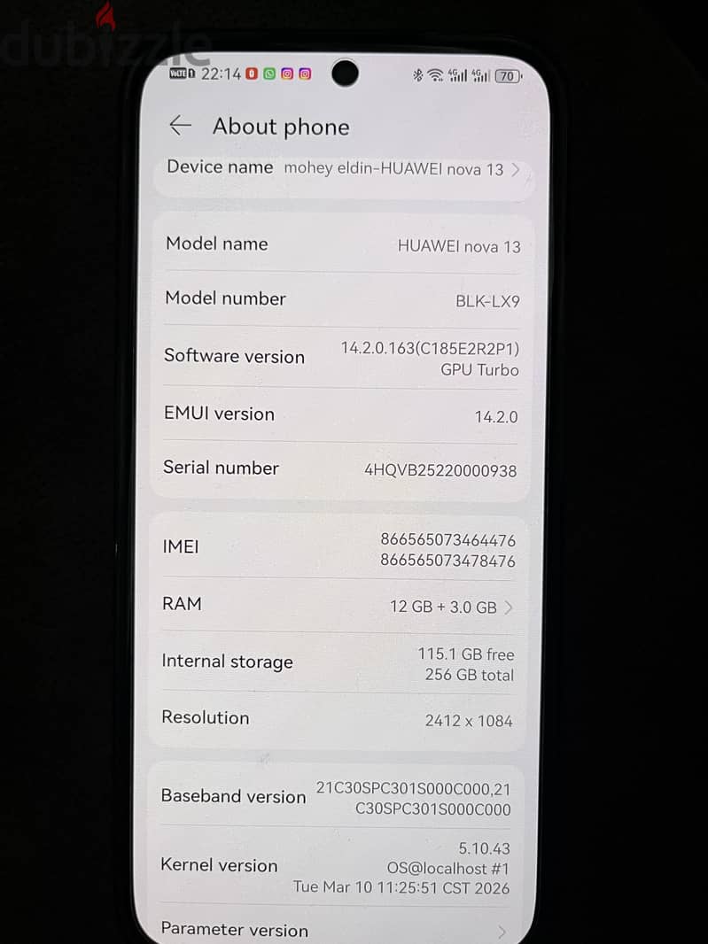 Huawei Nova 13 2