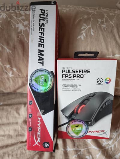 HyperX Gaming Bundle – Pulsefire FPS Pro + Pulsefire Mat