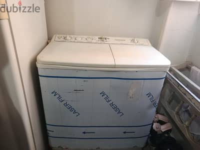 Toshiba top load two tubs