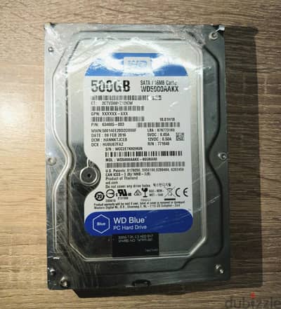 WD BLUE 500 GB