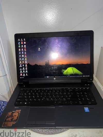 HP ZBook 17 Core i7, 8GB RAM, 4GB NVIDIA Quadro GPU, 238GB SSD