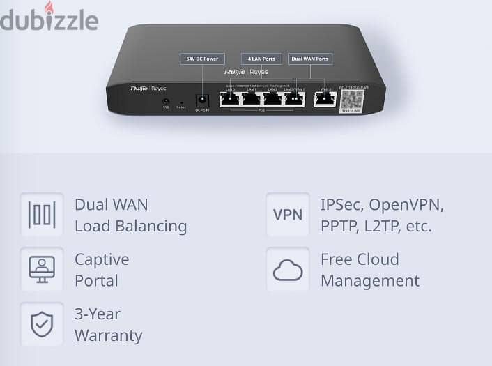 RG-EG105G V2 Reyee Cloud Managed Router 2