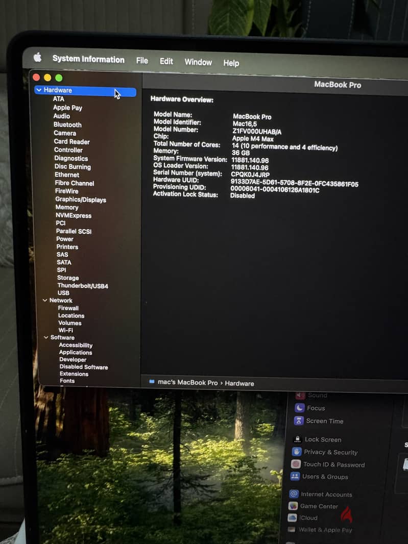 MacBook Pro M4 MAX 16 inch 2 Tera 8