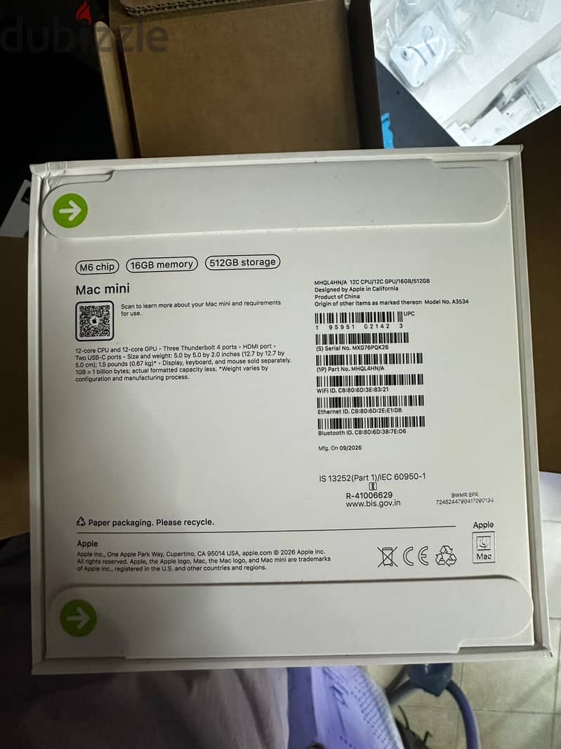 Mac mini m6 2