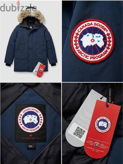 جاكيت باركا كندا غوس أصلي Canada Goose Parka بالتاجات