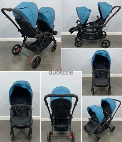 عربية أطفال توأم سترولر Stroller