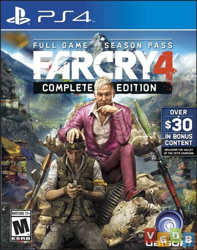 سي دي لعبهFARCRY4 ps4 بحاله ممتازه