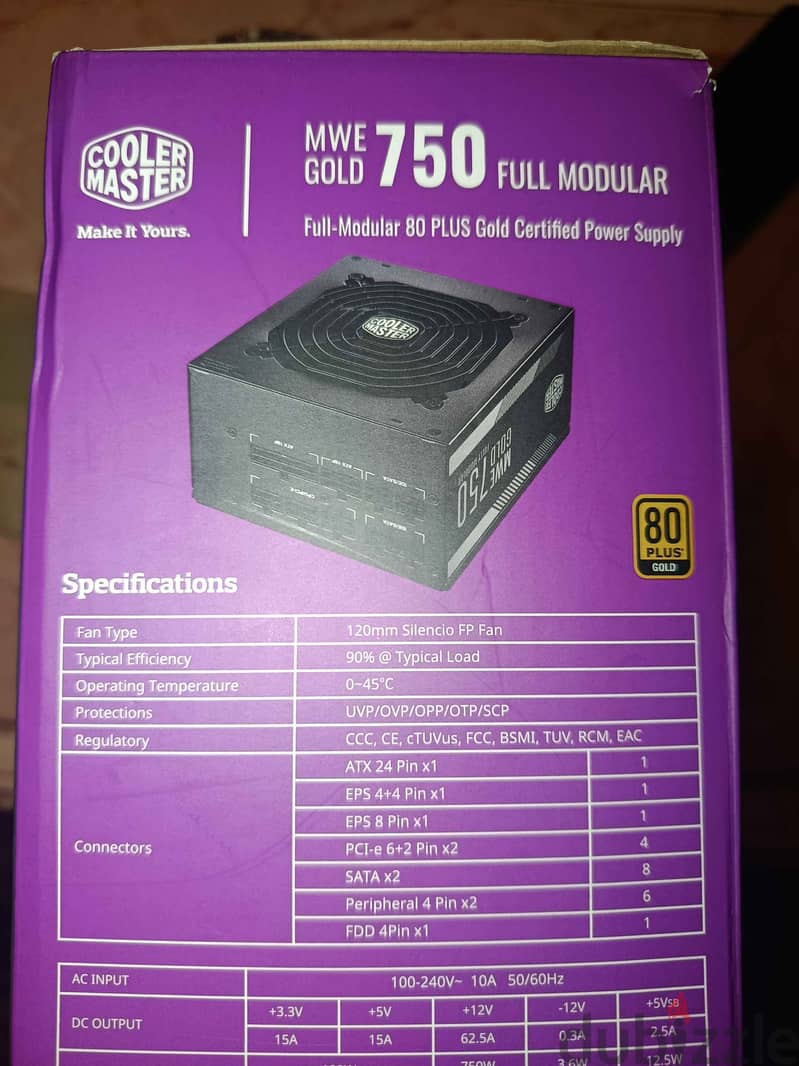 Cooler Master 750w MWE Gold 2