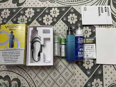 فيب بود مود دراج اكس ٣ ليكويد بطاريه vape pod mod liquid drag x 3