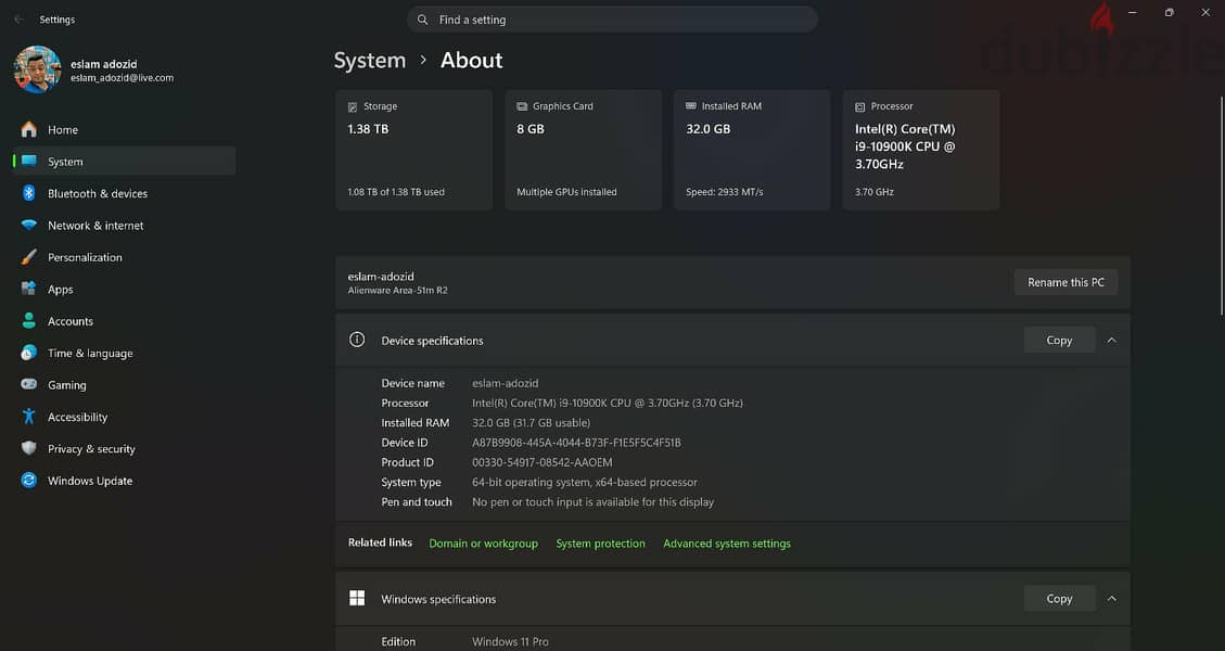 Alienware Area-51m R2 4