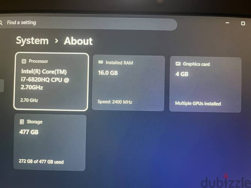 Dell precision 7520 1