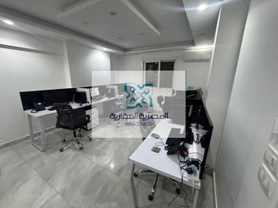 Office space for rent Zahraa El Maadi excellent location  chic building chic entrance near services and the ring road  190 meters