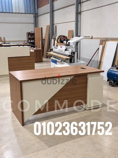طقم مكتب مدير مودرن خشب mdf اسباني مكاتب إدارية اثاث مكتبي مكتب استقبا
