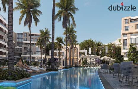 شقه للبيع بمقدم 10% وقسط على 10 سنين في كمبوند اقمار حدايق اكتوبر 136م 3 غرف