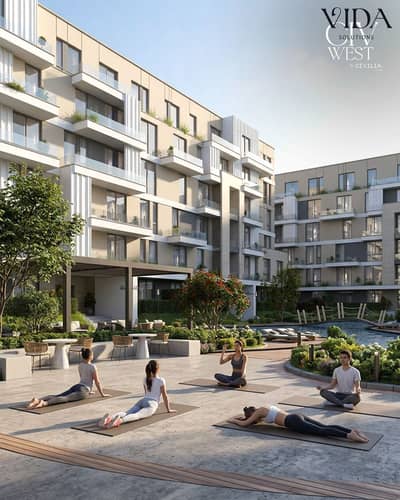 شقة 125م للبيع في CIV WEST الشيخ زايد بمقدم 10% وتقسيط حتى 10 سنوات واميز لوكيشن