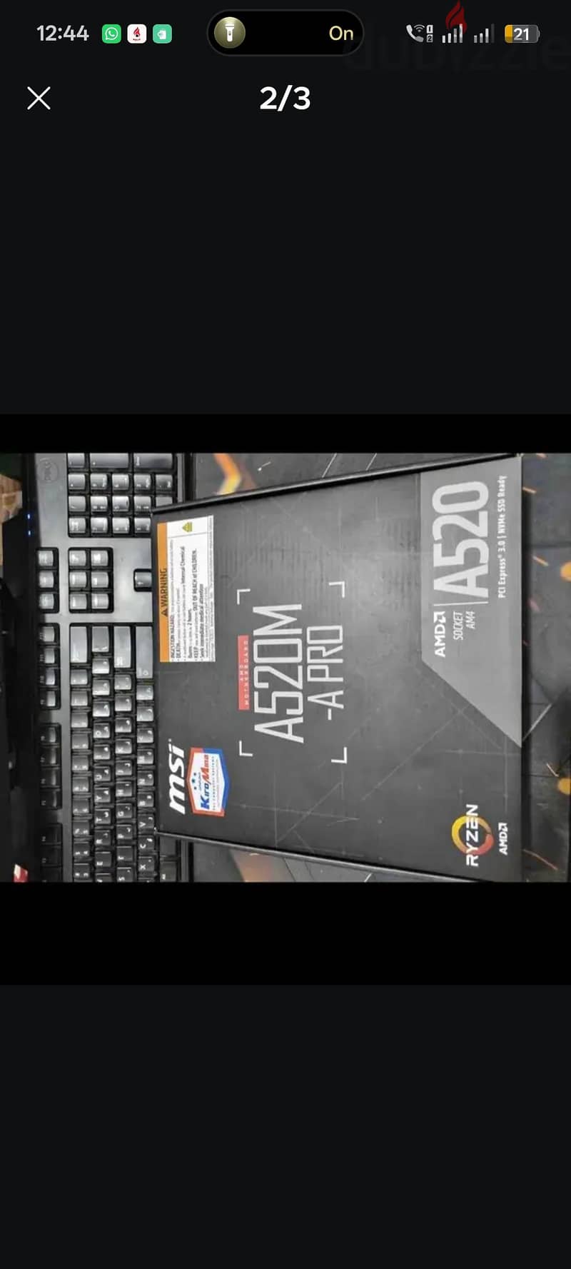 ryzen a520 motherboard 1