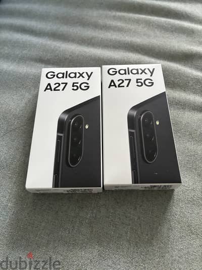 2 Samsung A27 black 5G 6/128