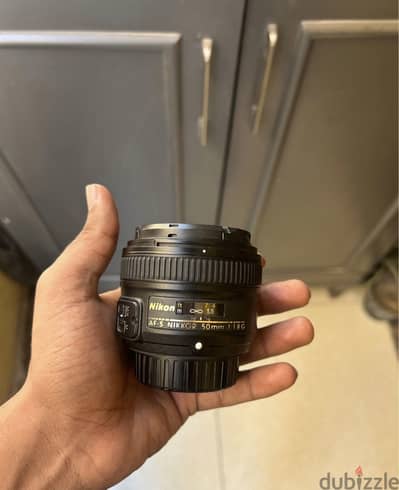 عدسة نيكون Nikon 50mm f/1.8G بحالة الزيرو