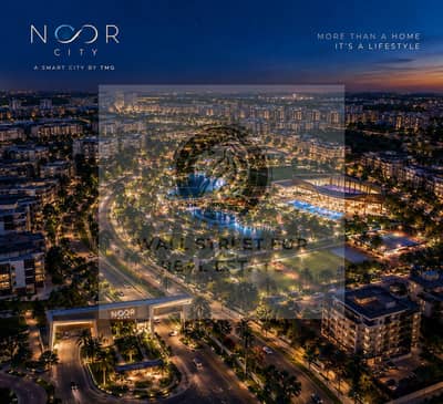 apartment 96m with garden for sale in Noor city direct view on main services area installment over 14 years