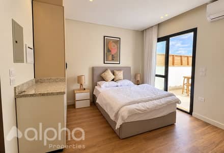 For Rent Furnished Studio  in Courtyard Compound sodic Elsheikh zayed long term