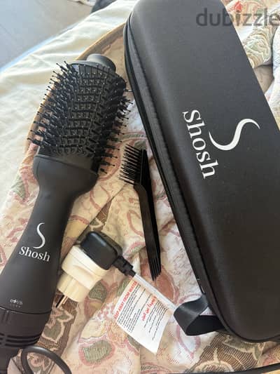 Shosh volumizer hot air brush-new-hair dryer and styler