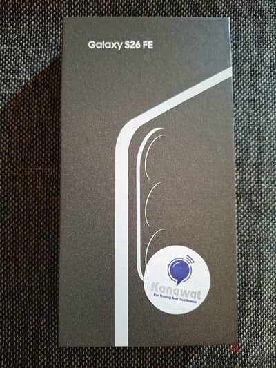 Samsung Galaxy S26 FE 5G 8/256 Graphite جديد باللزقة + ضمان شاشة سنتين