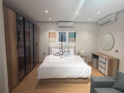 Studio with a 90m² roof terrace for rent in Palm Parks Compound, 6th of October City – Fully Furnished