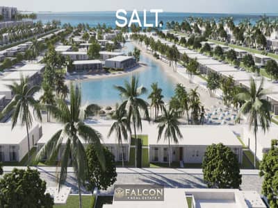 Fully finished two-bedroom chalet for sale with a down payment of 700,000 in Salt Village, North Coast