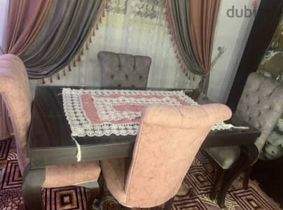 طرابيزه سفره + ٤ كراسي