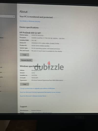 Gaming computer HP desktop