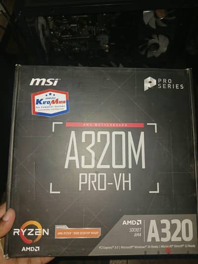 MSI A320M PRO-VH AMD Motherboard (Socket AM4)