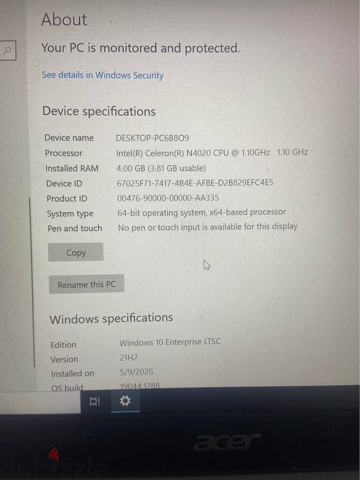 Acer Laptop 2