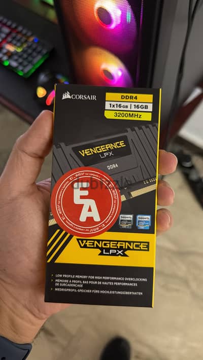 RAM Corsair Vengeance LPX DDR4 16GB 3200MHz