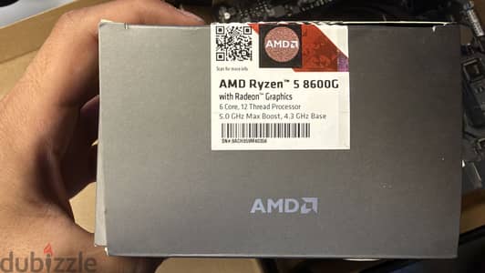 باندل بروسيسور و مازر بورد. Amd ryzen 8600g+ a620mh