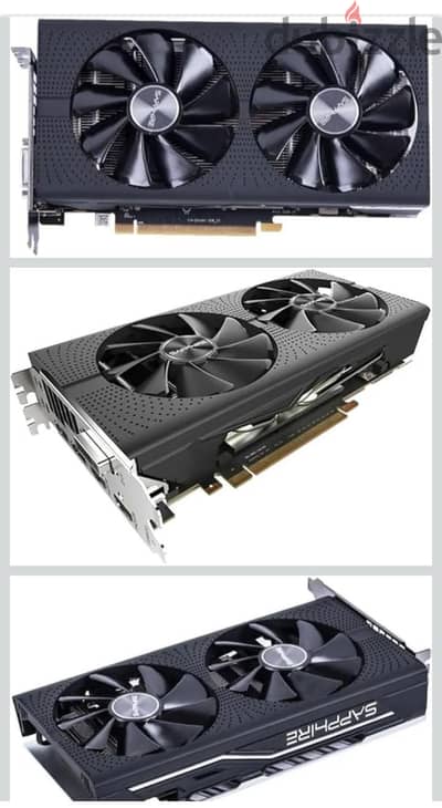 مطلوب كارت شاشه  rx580Sapphire Nitro 8GB