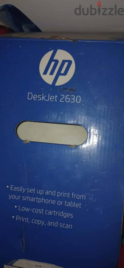 طابعة hp 2630 جديدة بالكرتونة. . استعمال خفيف جدا