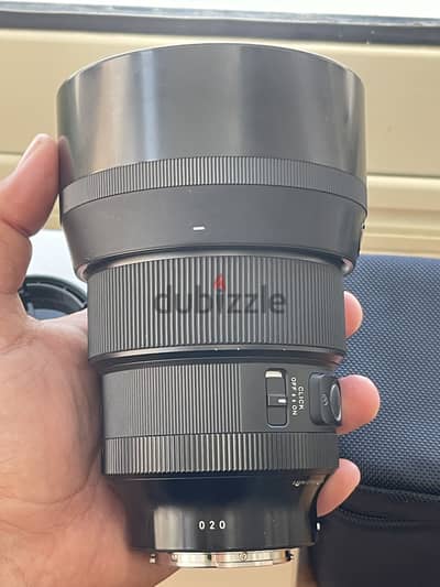 Lens 85 sigma art 1.4 DG DN for sony
