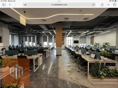 Special Opportunity Furnished 1500 SQM Office for Rent on Mohamed Naguib Axis New Cairo
