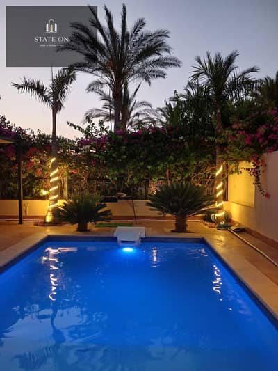 Luxury Fully Furnished Villa for Rent in Hyde Park, New Cairo, with ACs and Private Pool, Ready for Viewing and Immediate Move-In