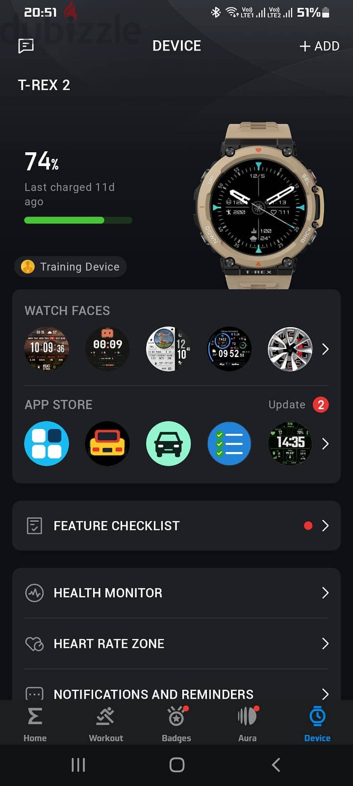 AMAZFIT T-REX2 9