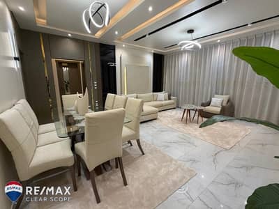 شقه مفروشه بالكامل high end باقل سعر كمبوند ليك فيو التجمع الخامس open view panorama بتقسيمه مميزه جاهزه للسكن