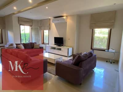 For Sale Apartment180 sqm Ground Floor with Garden 3Bedrooms Fully Furnished Ready to move Ultra Super Lux Finishing West Arbella Third Settlement
