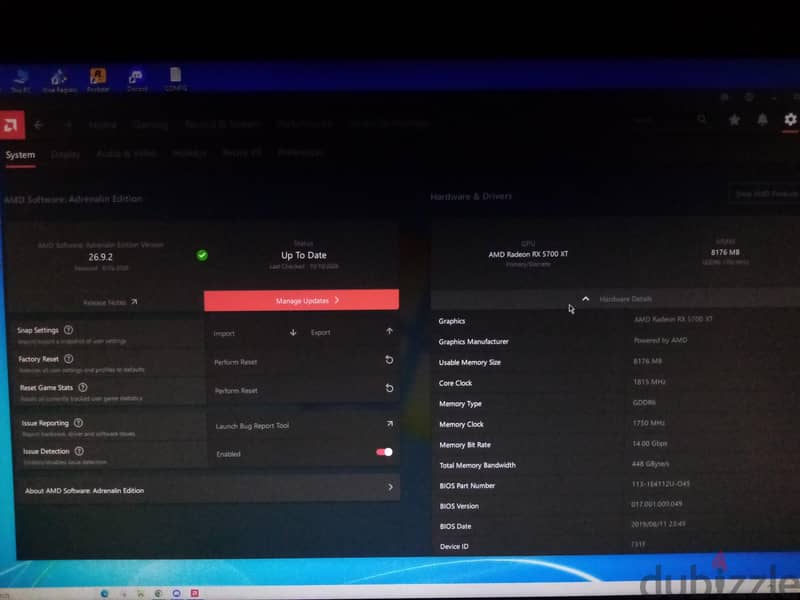 RX5700XT 8GB 3