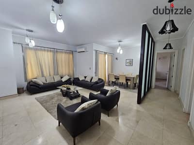 شقة مفروشة بالكامل للإيجار في Village Gate في التجمع الخامس، 150 متر، غرفتين وحمامين، الدور الثالث، متاحة الآن ، تشطيب كامل ومميز