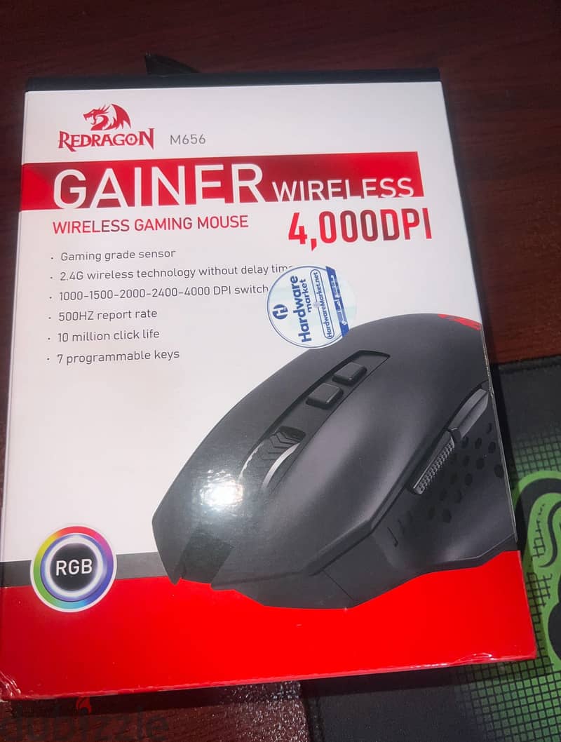 Redragon wireless ( gaming mouse ) exactly like new 1
