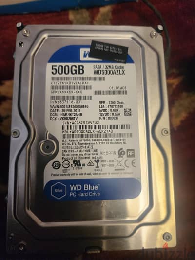 HDD 500 GB 100% Health
