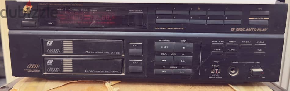 Sansui CD-X510M Vintage CD Changer – 12 Disc Auto Play