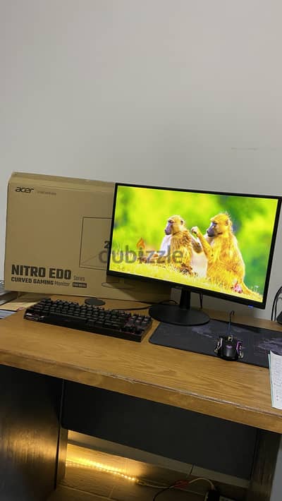 Acer nitro ED240Q curved gaming monitor 165hz