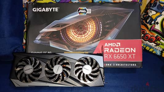 amd rx 6650xt 8gb gigabyte gaminng oc 3fan